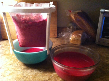 Making Chokecherry Jelly